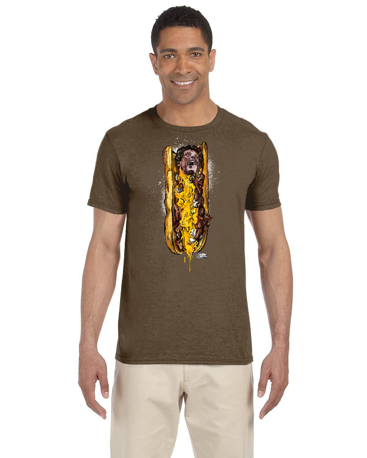 Cheesesteak Stallone Tee (Gildan Adult Softstyle 7.5 oz./lin. yd. T-Shirt | G640)