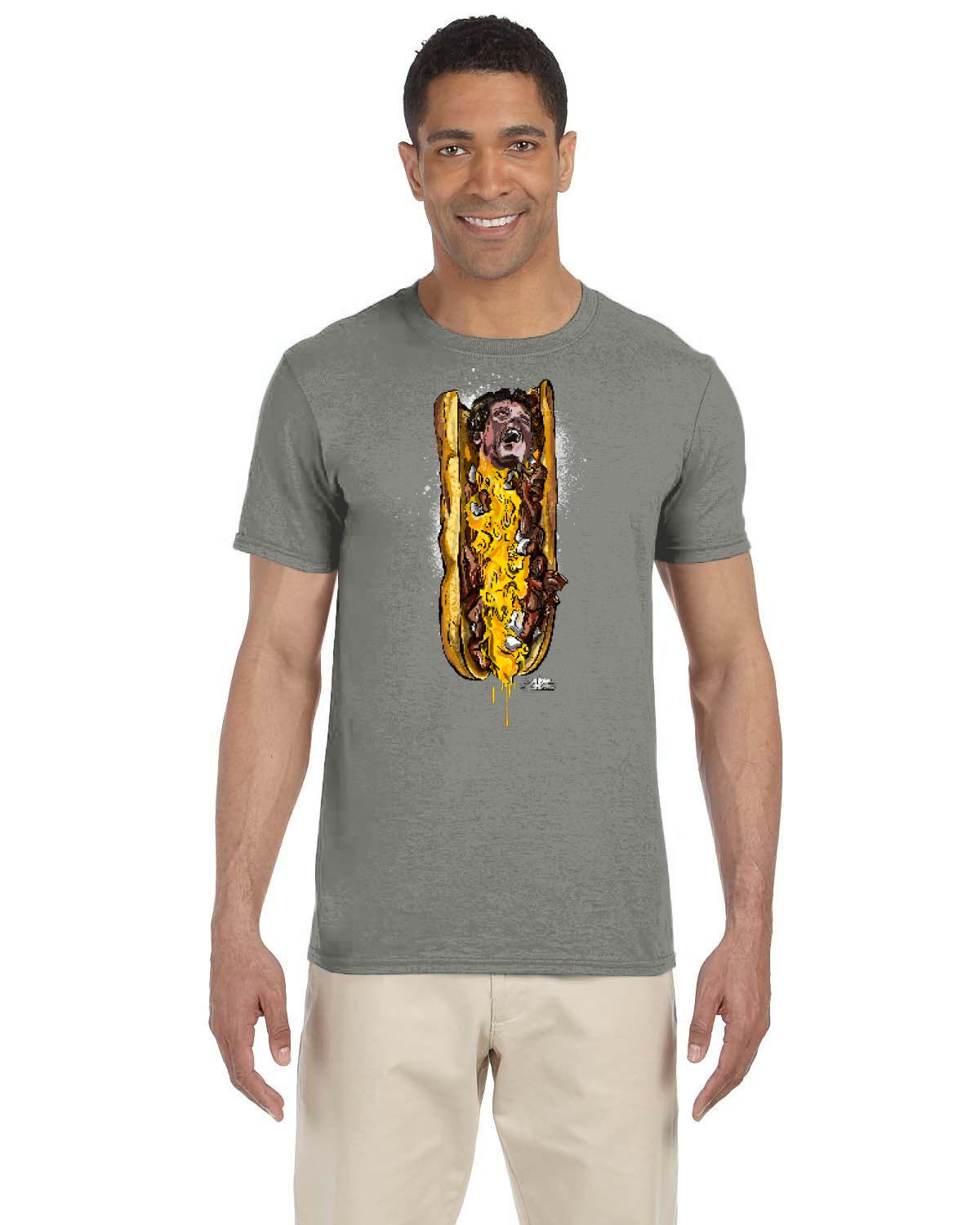 Cheesesteak Stallone Tee (Gildan Adult Softstyle 7.5 oz./lin. yd. T-Shirt | G640)