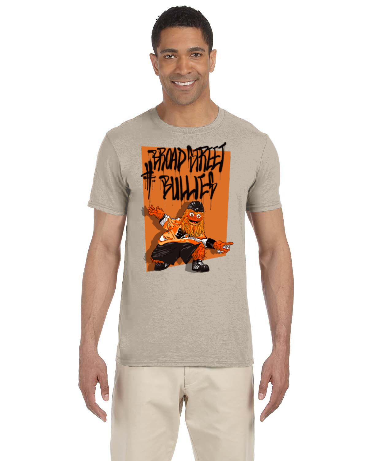 Broad Street Bullies Black Type Tee (Gildan Adult Softstyle 7.5 oz./lin. yd. T-Shirt | G640)