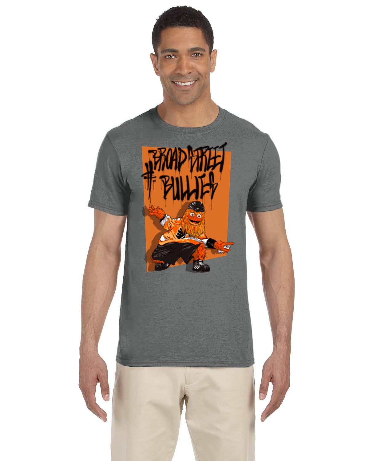Broad Street Bullies Black Type Tee (Gildan Adult Softstyle 7.5 oz./lin. yd. T-Shirt | G640)