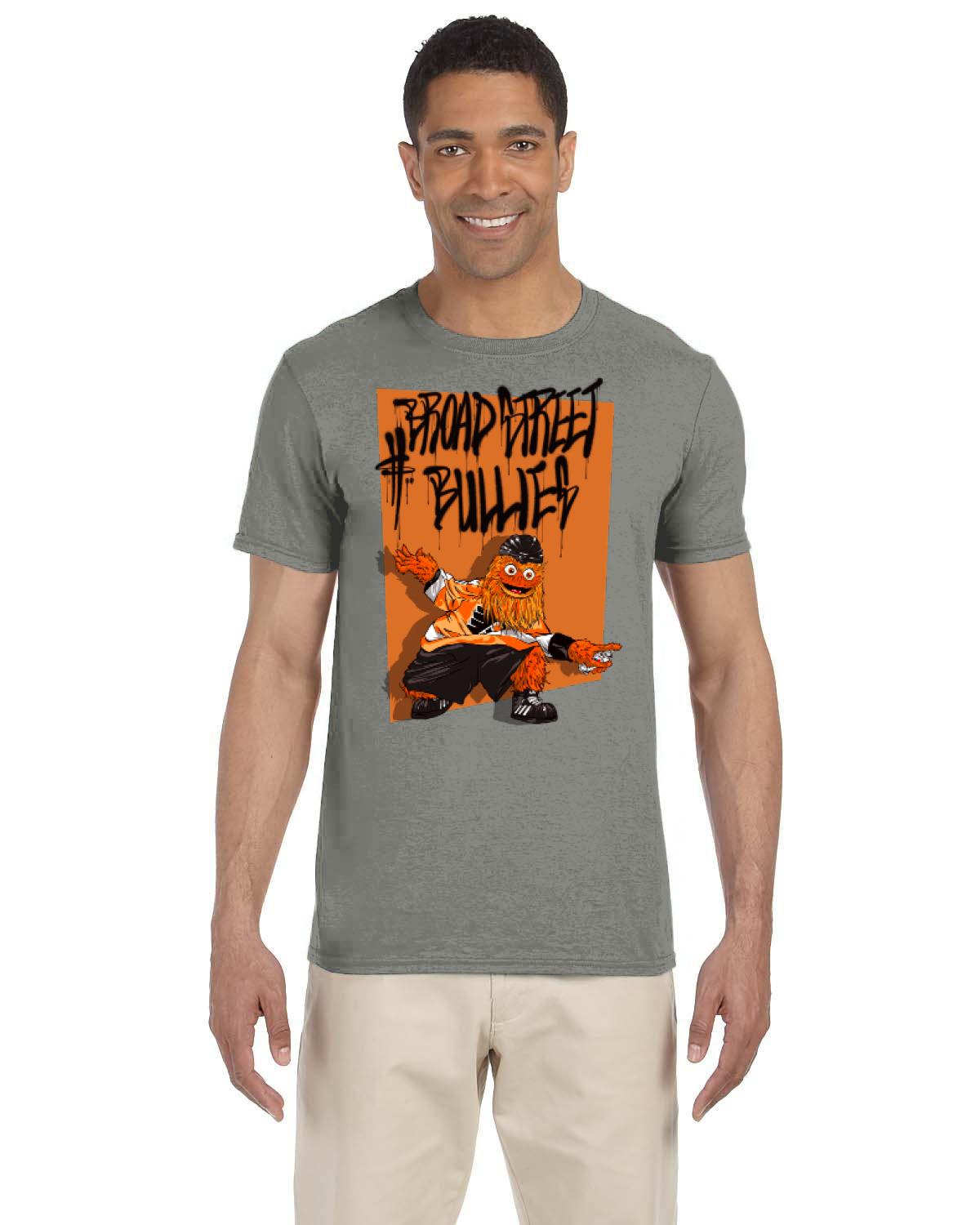 Broad Street Bullies Black Type Tee (Gildan Adult Softstyle 7.5 oz./lin. yd. T-Shirt | G640)