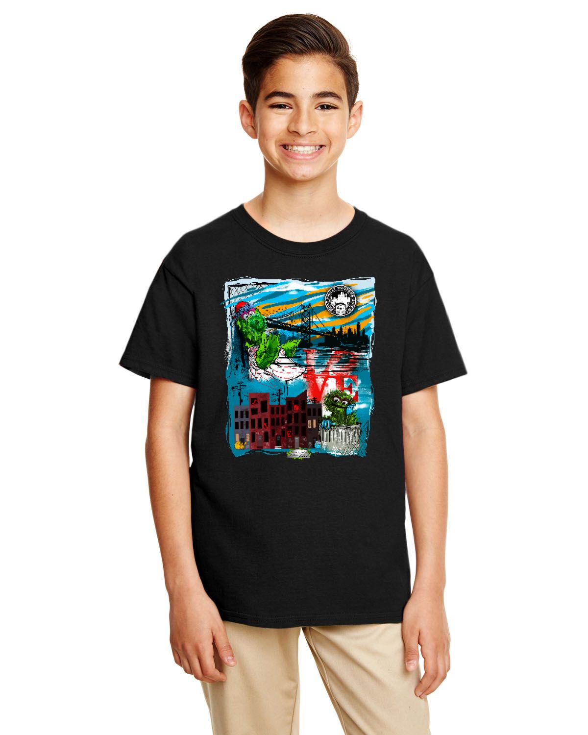 Philly Phan Mash Up Tee (Gildan Youth Softstyle 7.5 oz./lin. yd. T-Shirt | G645B)
