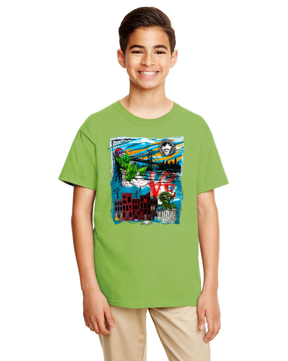 Philly Phan Mash Up Tee (Gildan Youth Softstyle 7.5 oz./lin. yd. T-Shirt | G645B)