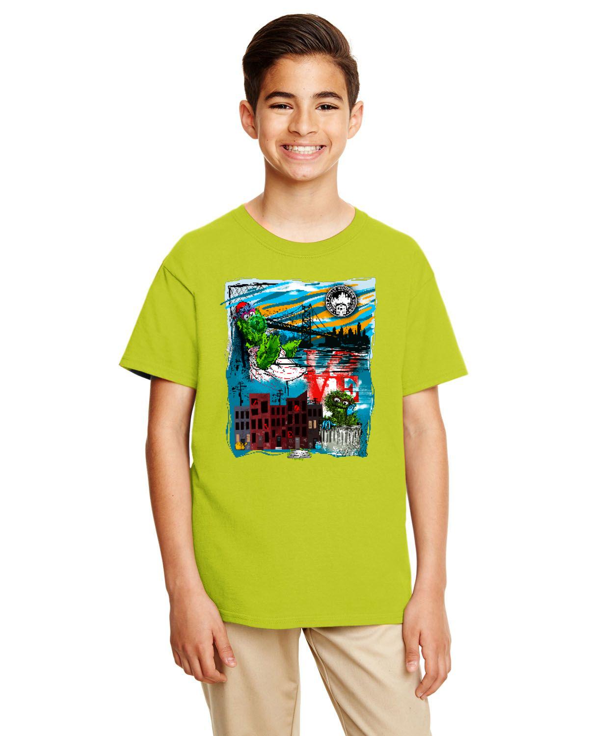 Philly Phan Mash Up Tee (Gildan Youth Softstyle 7.5 oz./lin. yd. T-Shirt | G645B)