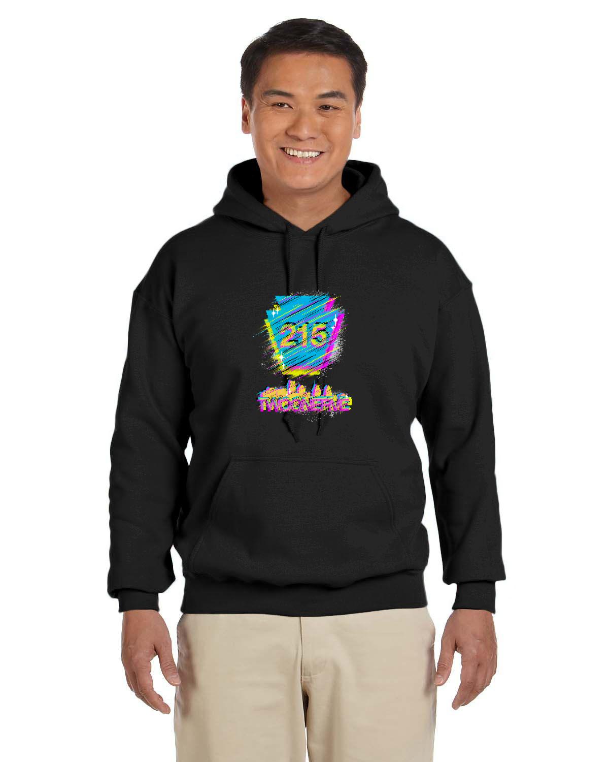 Two One Five Hoodie (Gildan Adult Heavy Blend 13.3 oz./lin. yd., 50/50 Hood | G185)