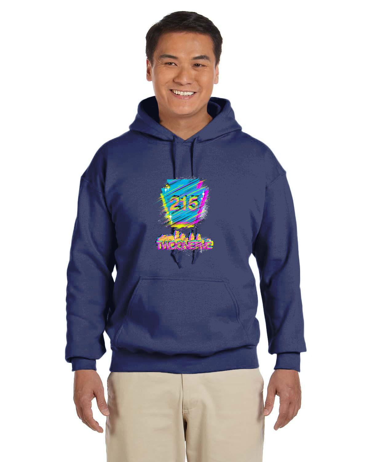 Two One Five Hoodie (Gildan Adult Heavy Blend 13.3 oz./lin. yd., 50/50 Hood | G185)