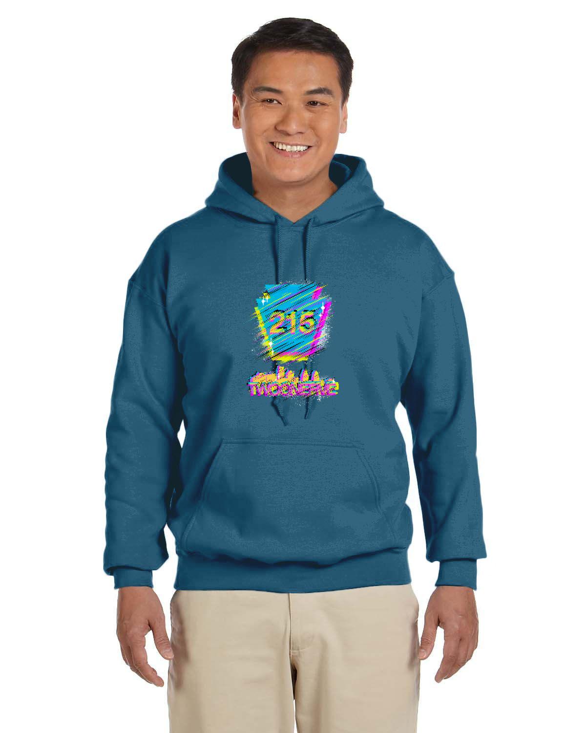 Two One Five Hoodie (Gildan Adult Heavy Blend 13.3 oz./lin. yd., 50/50 Hood | G185)