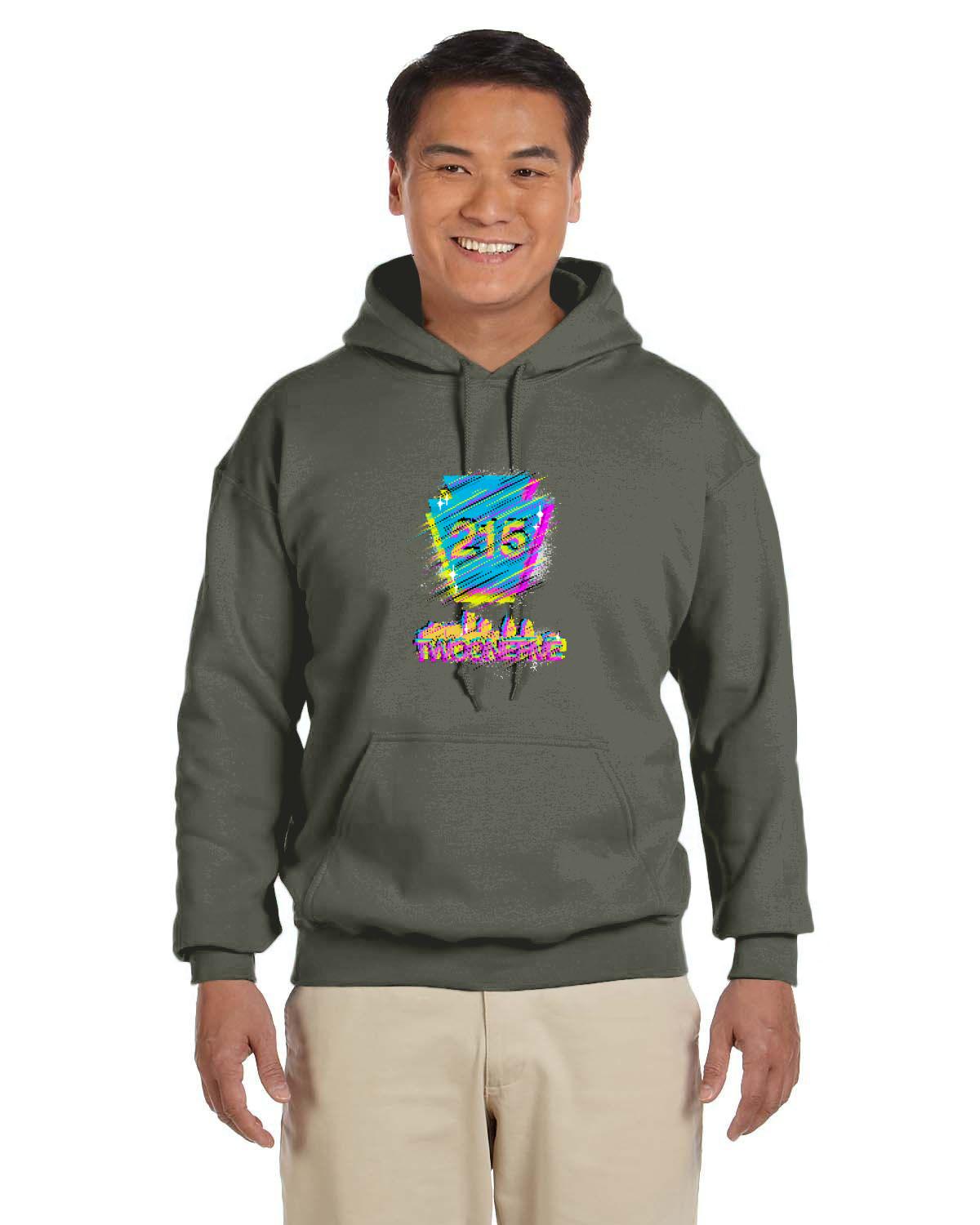 Two One Five Hoodie (Gildan Adult Heavy Blend 13.3 oz./lin. yd., 50/50 Hood | G185)