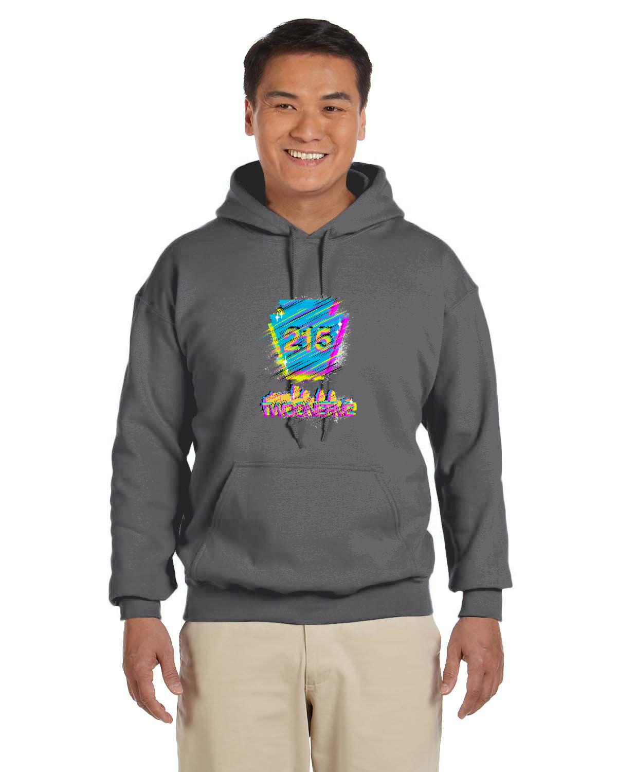 Two One Five Hoodie (Gildan Adult Heavy Blend 13.3 oz./lin. yd., 50/50 Hood | G185)