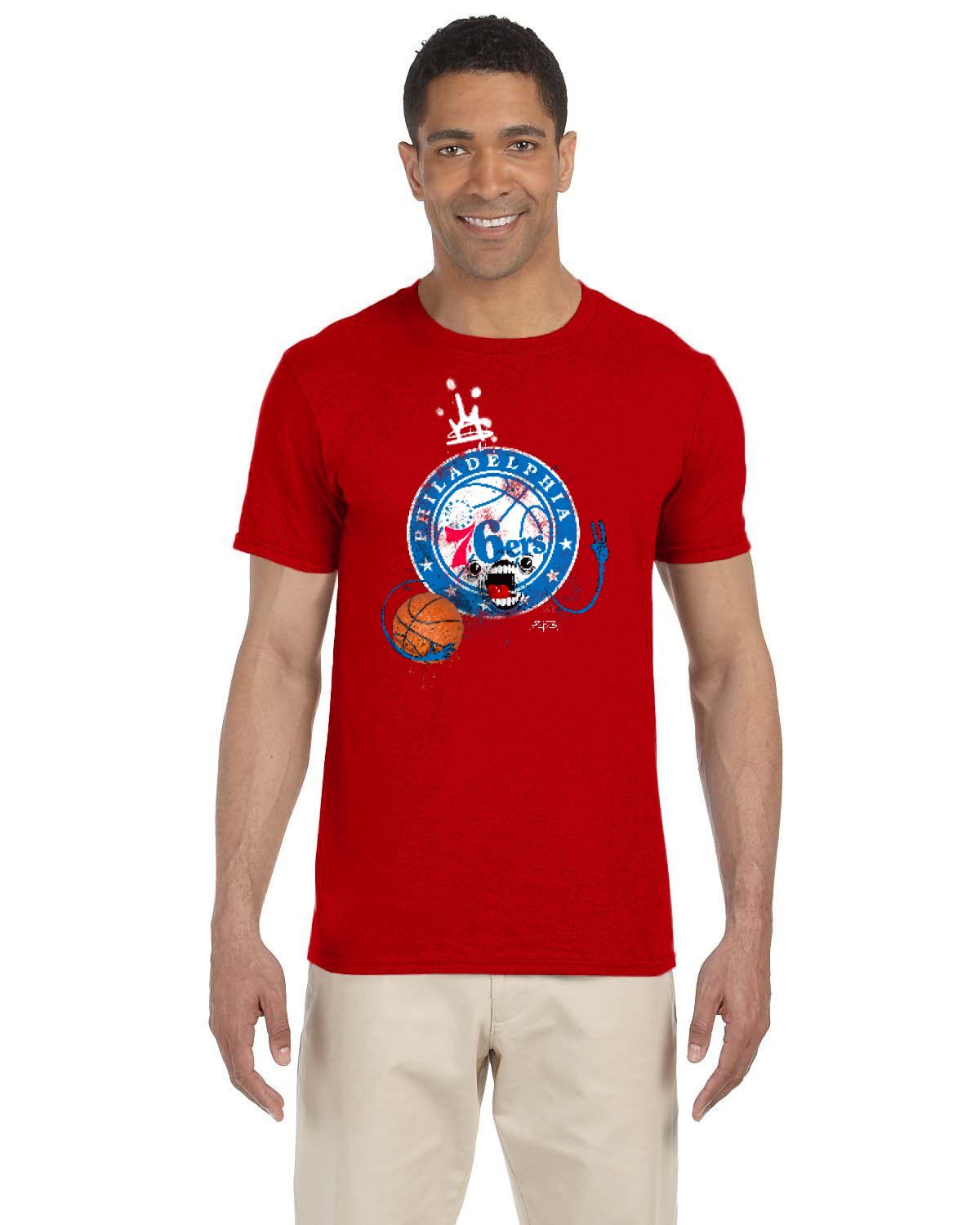 Sixers Monster Tee (Gildan Adult Softstyle 7.5 oz./lin. yd. T-Shirt | G640)