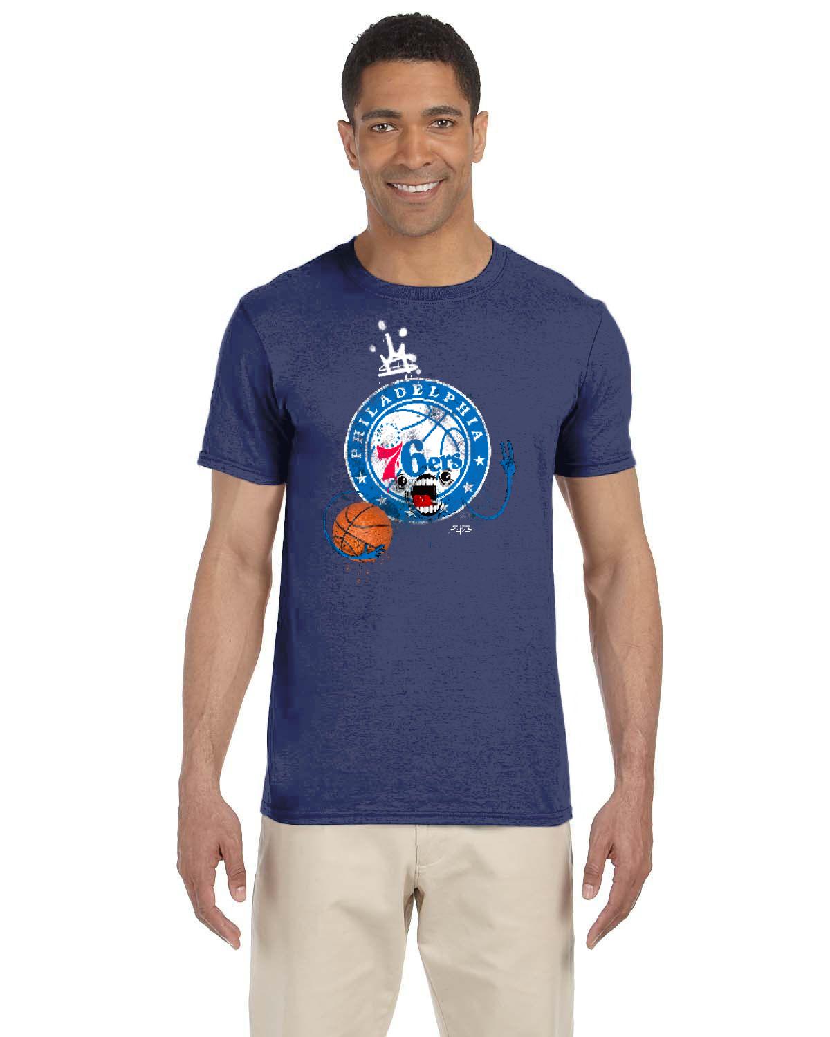Sixers Monster Tee (Gildan Adult Softstyle 7.5 oz./lin. yd. T-Shirt | G640)
