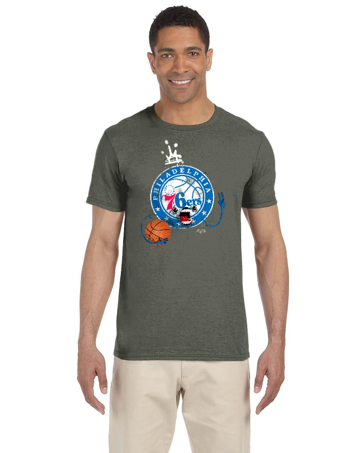Sixers Monster Tee (Gildan Adult Softstyle 7.5 oz./lin. yd. T-Shirt | G640)