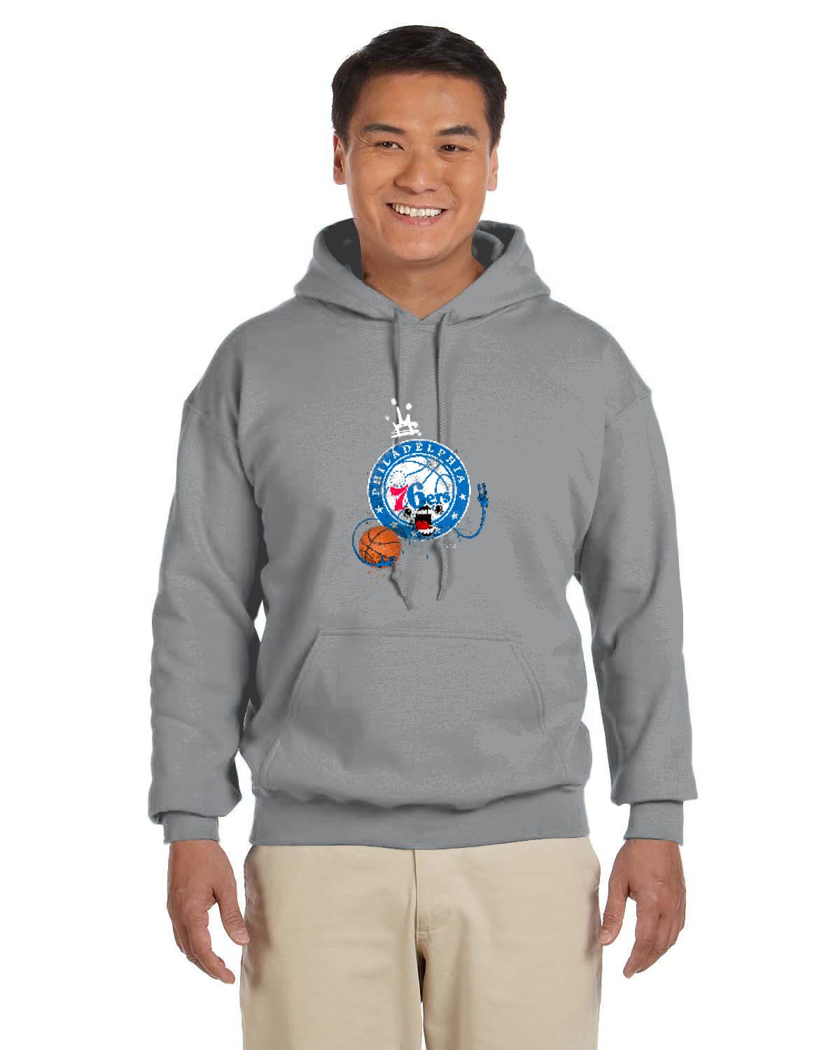 Sixers Monster Hoodie (Gildan Adult Heavy Blend 13.3 oz./lin. yd., 50/50 Hood | G185)