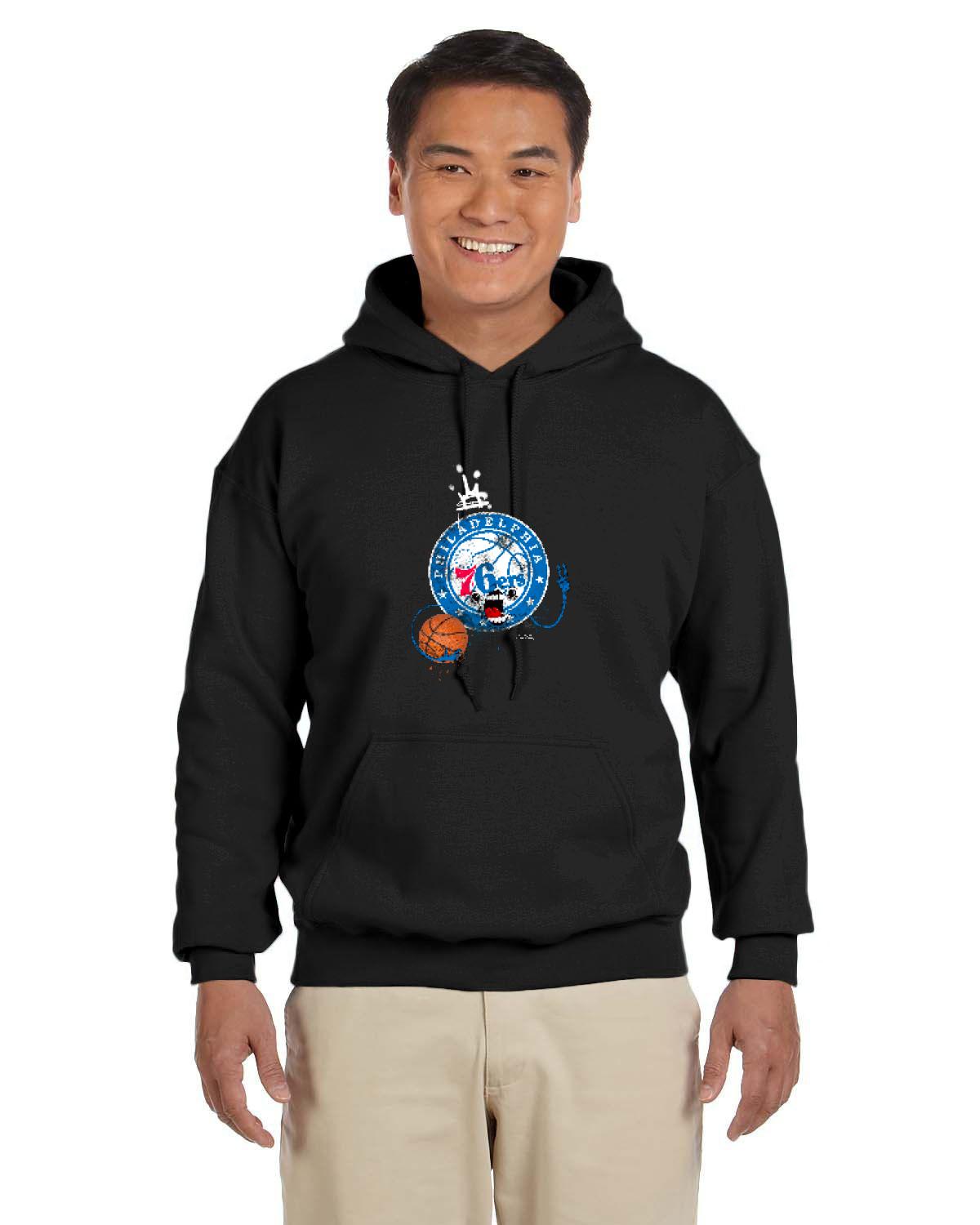 Sixers Monster Hoodie (Gildan Adult Heavy Blend 13.3 oz./lin. yd., 50/50 Hood | G185)