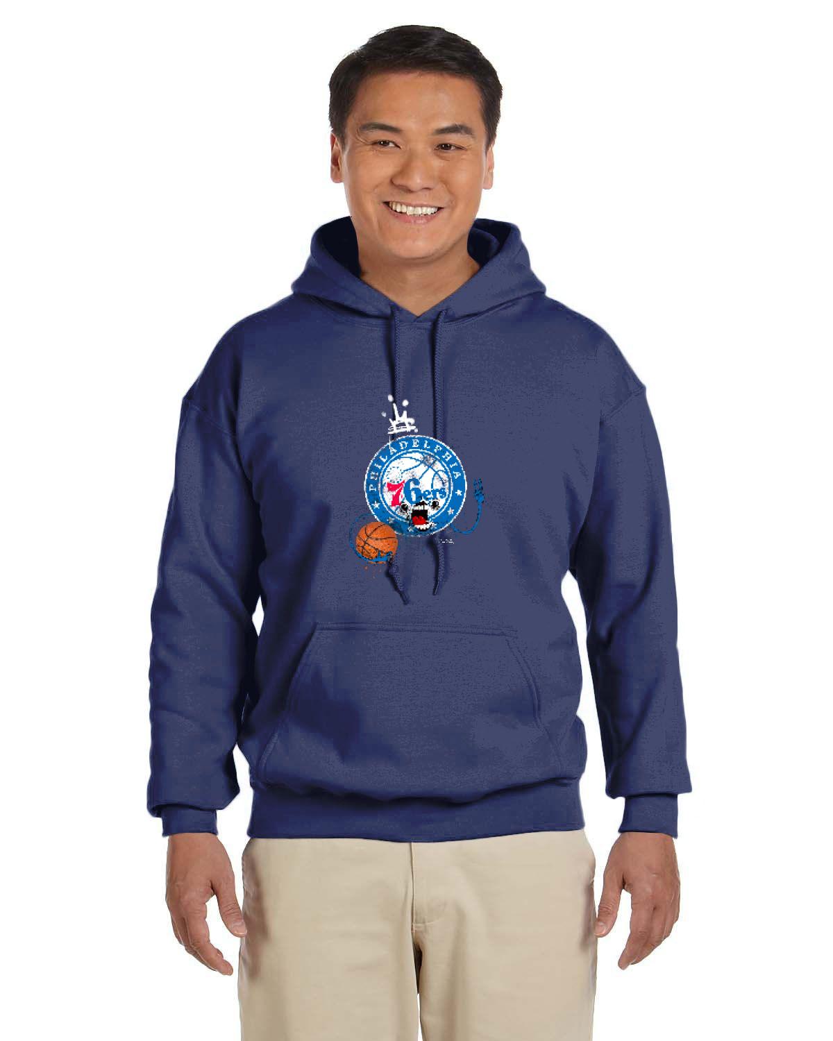 Sixers Monster Hoodie (Gildan Adult Heavy Blend 13.3 oz./lin. yd., 50/50 Hood | G185)