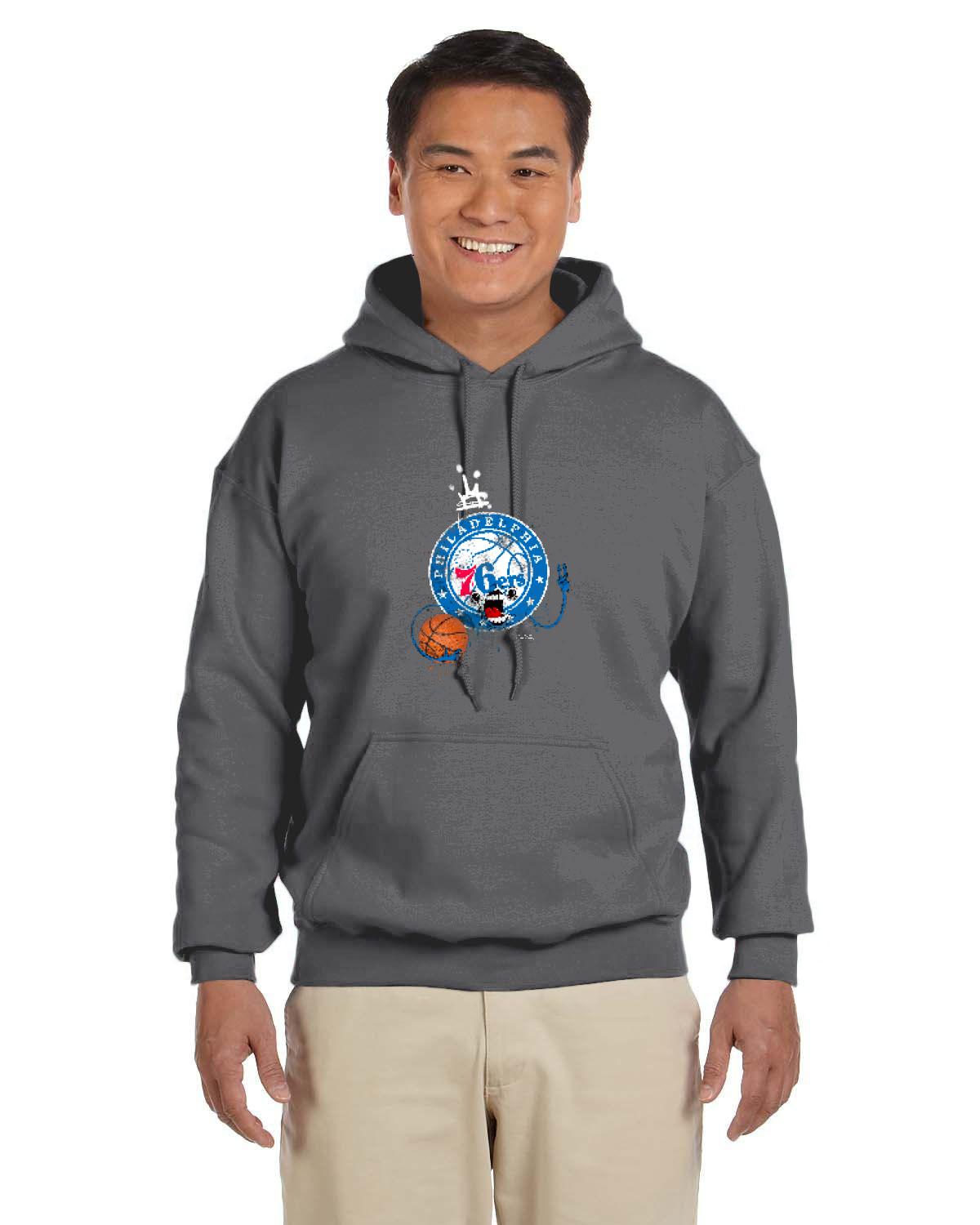 Sixers Monster Hoodie (Gildan Adult Heavy Blend 13.3 oz./lin. yd., 50/50 Hood | G185)