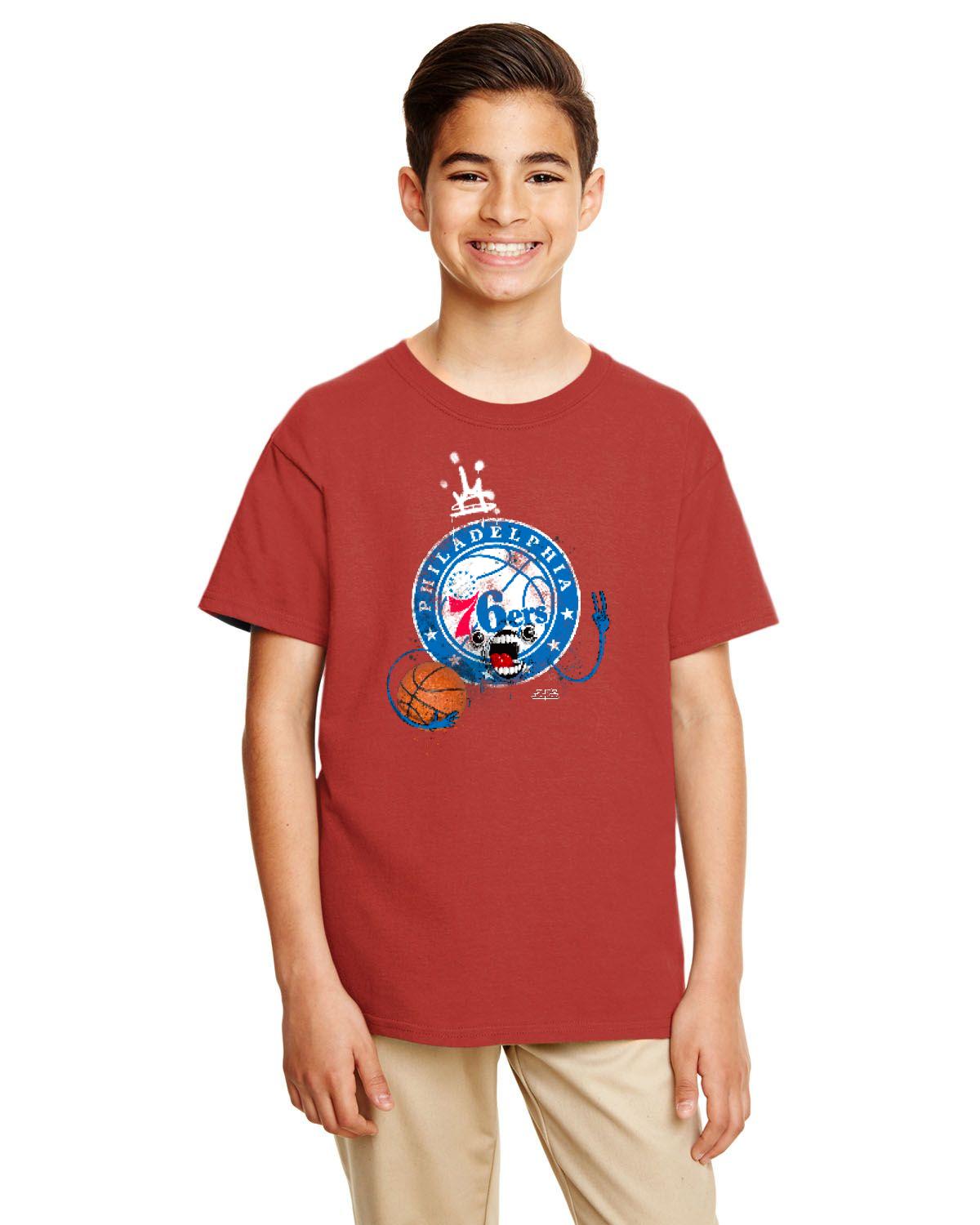 Sixers Monster Youth Tee (Gildan Youth Softstyle 7.5 oz./lin. yd. T-Shirt | G645B)