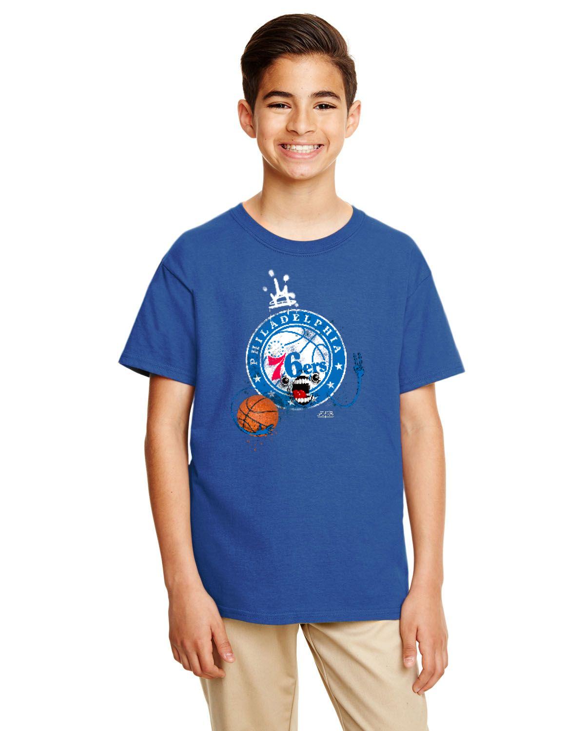 Sixers Monster Youth Tee (Gildan Youth Softstyle 7.5 oz./lin. yd. T-Shirt | G645B)