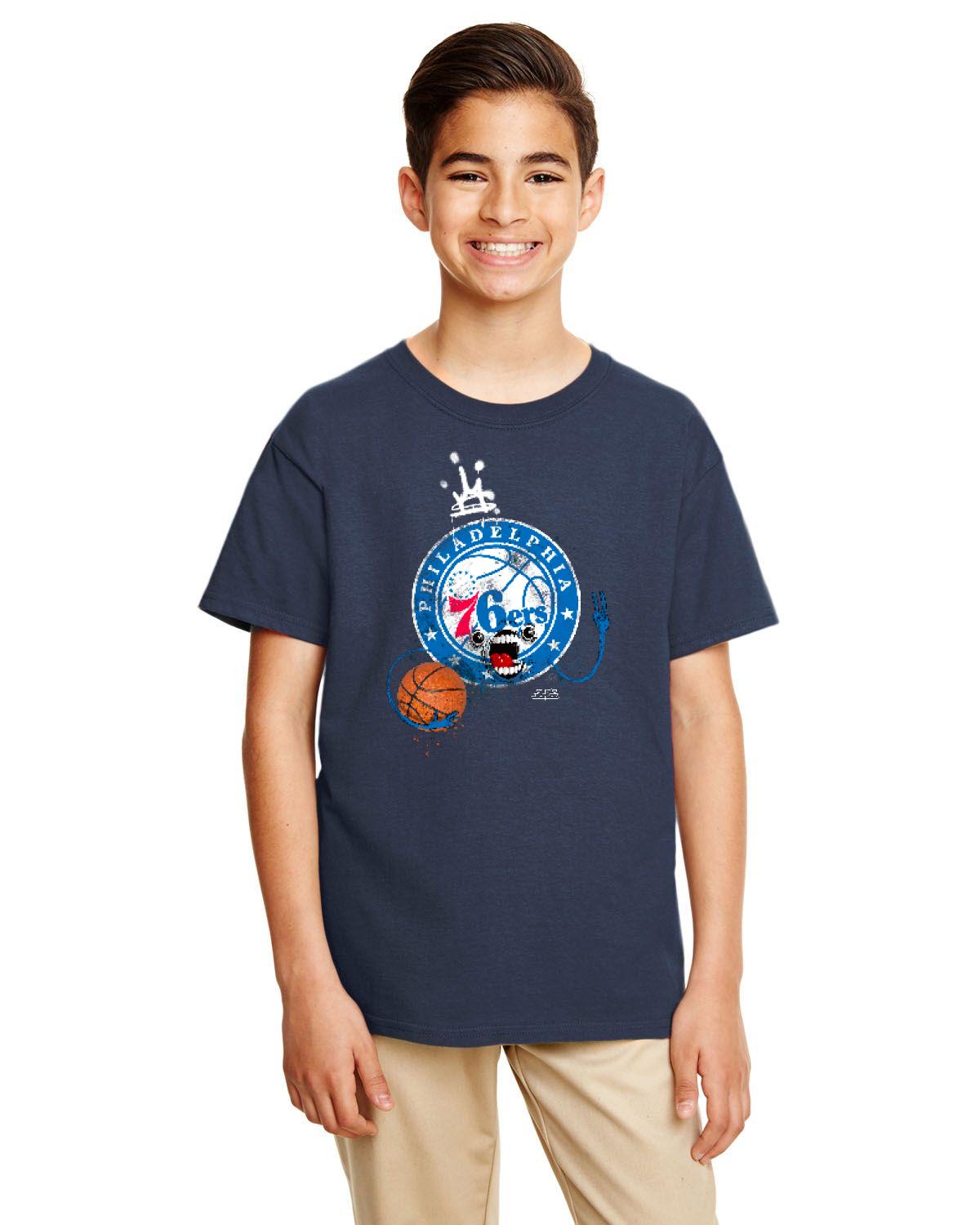 Sixers Monster Youth Tee (Gildan Youth Softstyle 7.5 oz./lin. yd. T-Shirt | G645B)