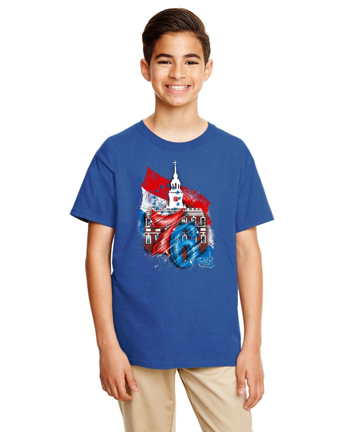 76ers Independence Youth Tee (Gildan Youth Softstyle 7.5 oz./lin. yd. T-Shirt | G645B)
