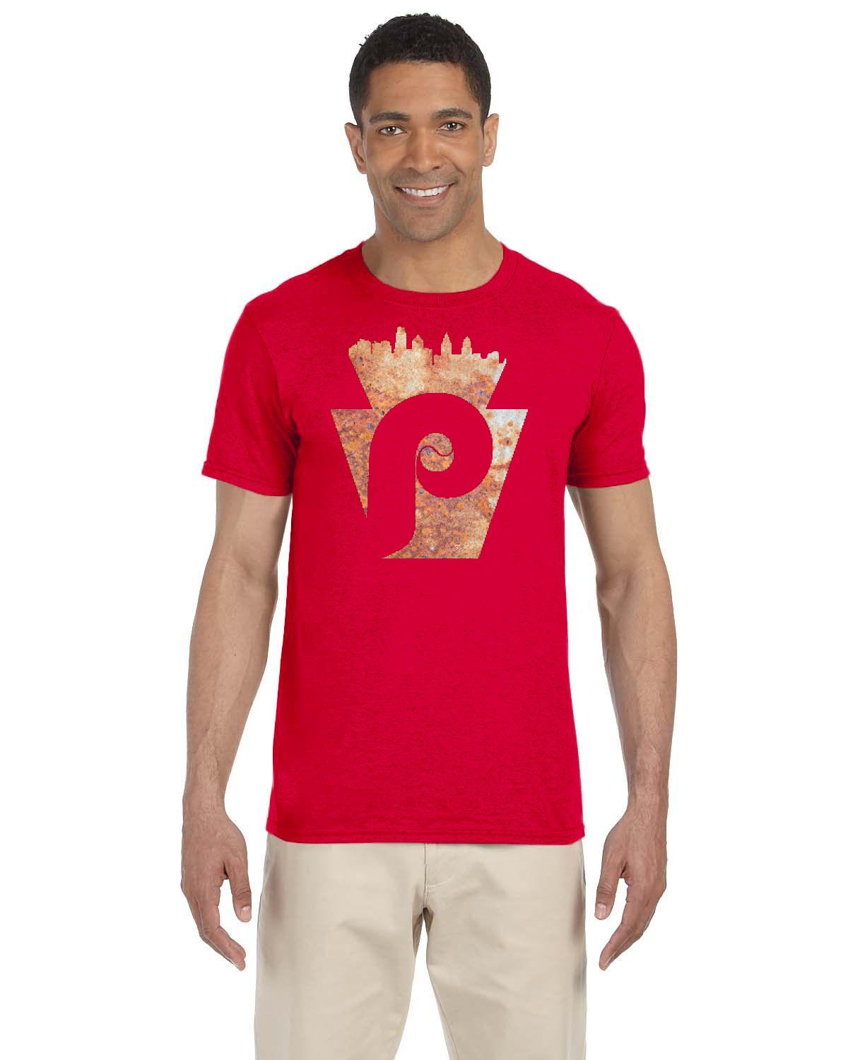 Keystone Philly Rust Tee (Gildan Adult Softstyle 7.5 oz./lin. yd. T-Shirt | G640)