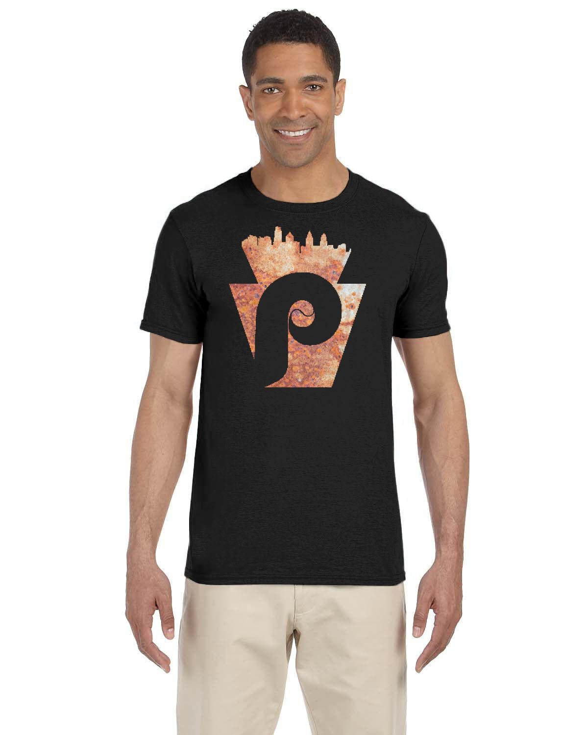 Keystone Philly Rust Tee (Gildan Adult Softstyle 7.5 oz./lin. yd. T-Shirt | G640)