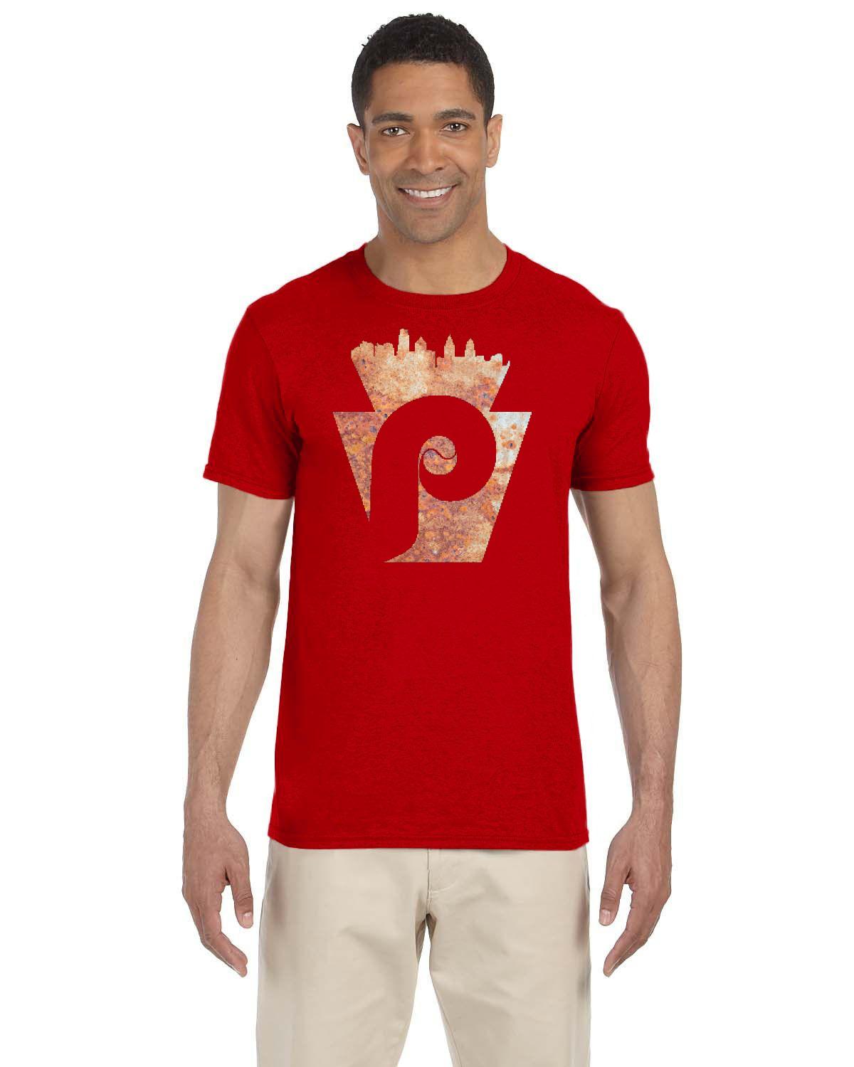 Keystone Philly Rust Tee (Gildan Adult Softstyle 7.5 oz./lin. yd. T-Shirt | G640)