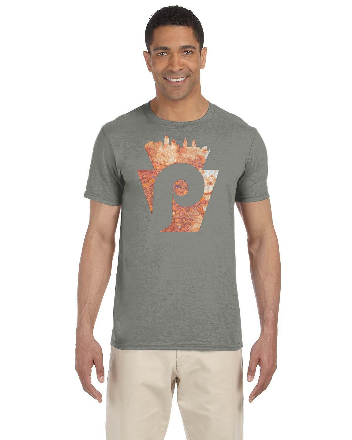 Keystone Philly Rust Tee (Gildan Adult Softstyle 7.5 oz./lin. yd. T-Shirt | G640)