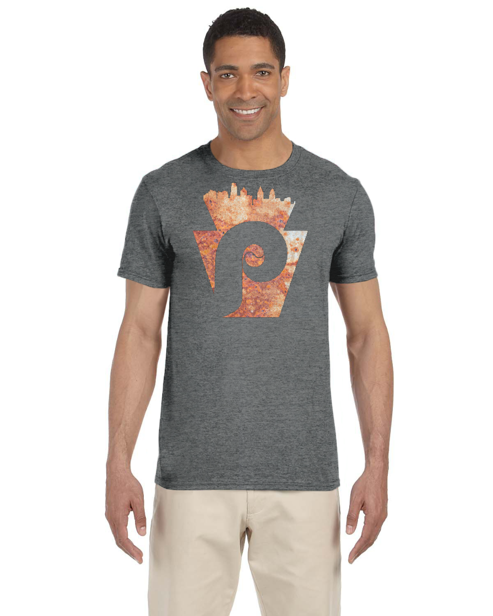 Keystone Philly Rust Tee (Gildan Adult Softstyle 7.5 oz./lin. yd. T-Shirt | G640)