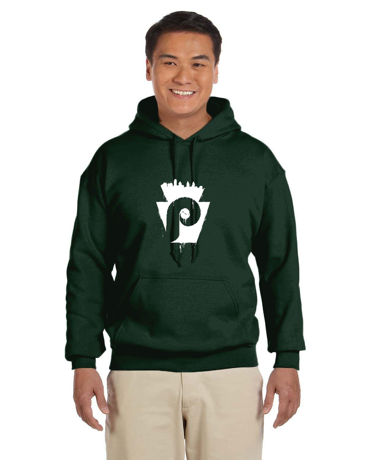Keystone Philly Hoodie (Gildan Adult Heavy Blend 13.3 oz./lin. yd., 50/50 Hood | G185)