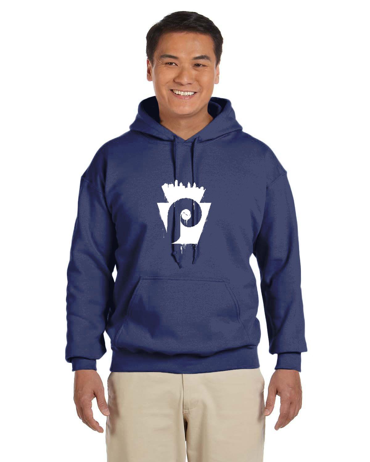 Keystone Philly Hoodie (Gildan Adult Heavy Blend 13.3 oz./lin. yd., 50/50 Hood | G185)