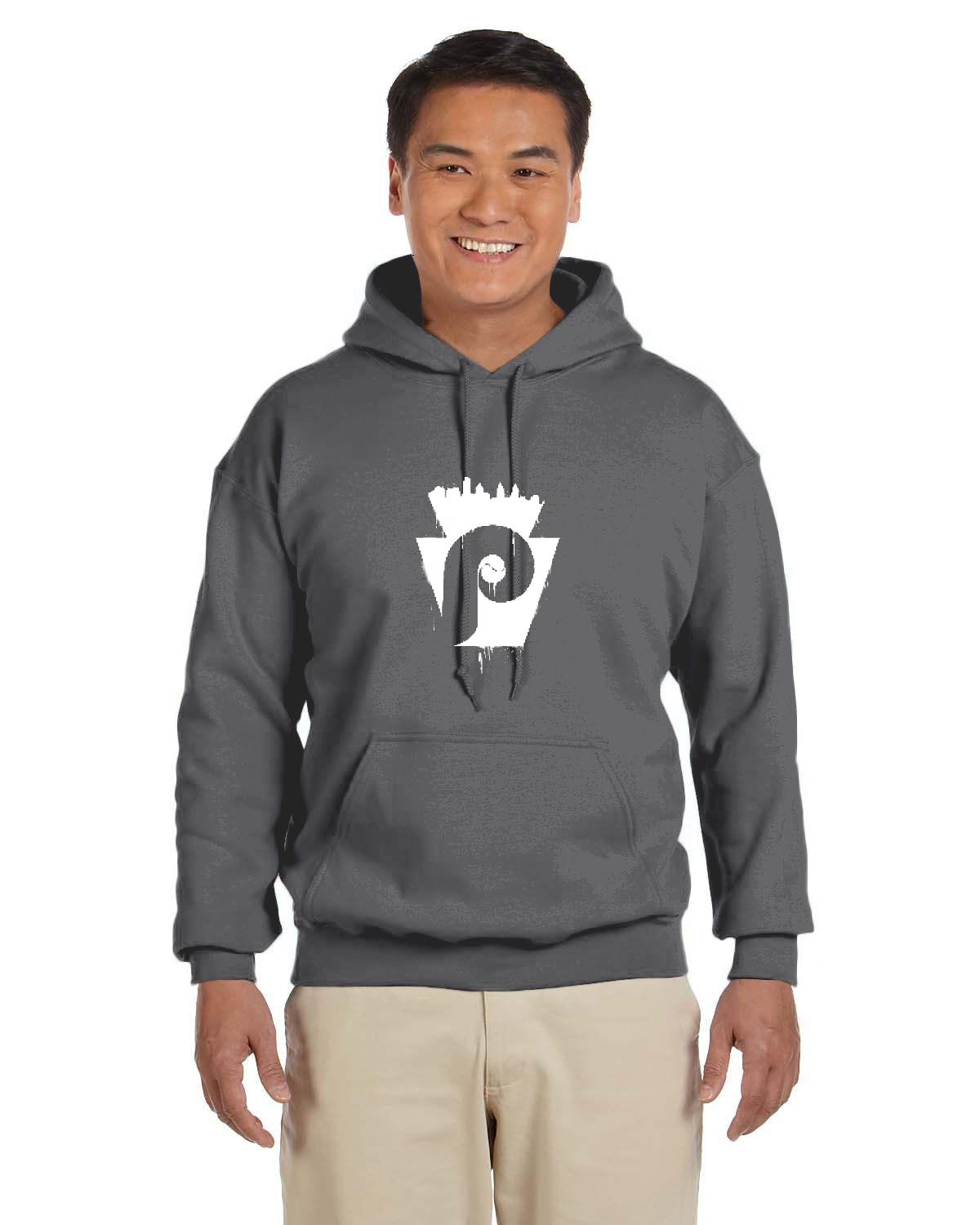 Keystone Philly Hoodie (Gildan Adult Heavy Blend 13.3 oz./lin. yd., 50/50 Hood | G185)