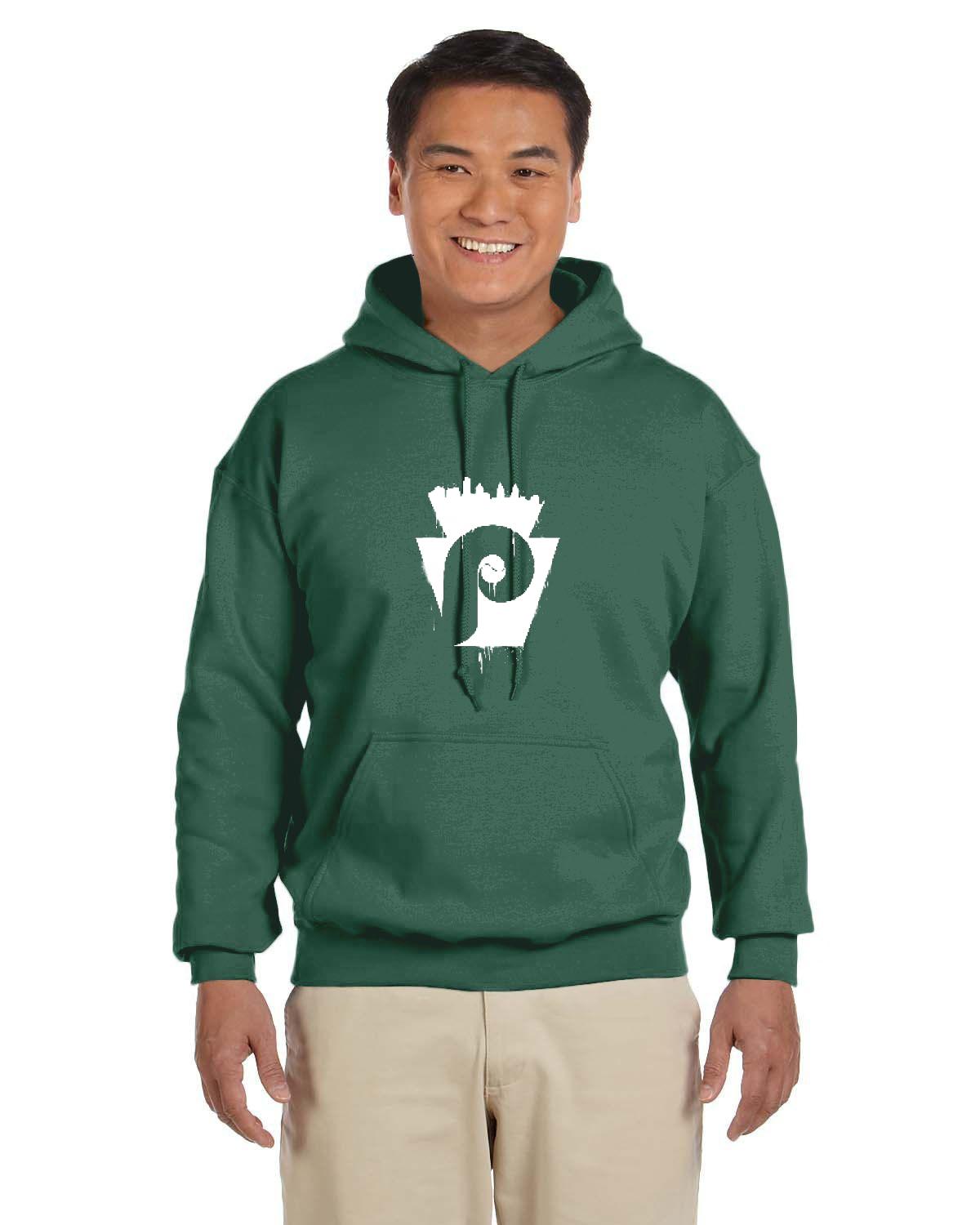 Keystone Philly Hoodie (Gildan Adult Heavy Blend 13.3 oz./lin. yd., 50/50 Hood | G185)