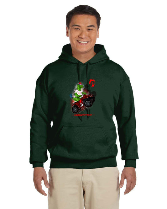 Fightin Phanatic Front Only Hoodie (Gildan Adult Heavy Blend 13.3 oz./lin. yd., 50/50 Hood | G185)