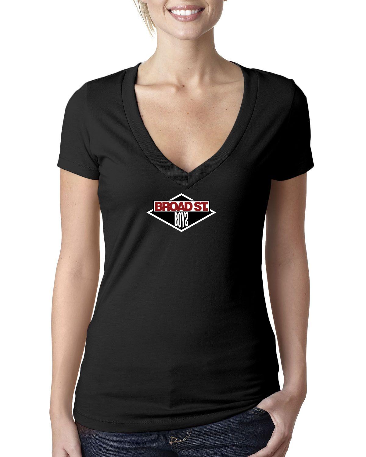 Broad Street Boys V Neck (Next Level Ladies' CVC Deep V | 6640)
