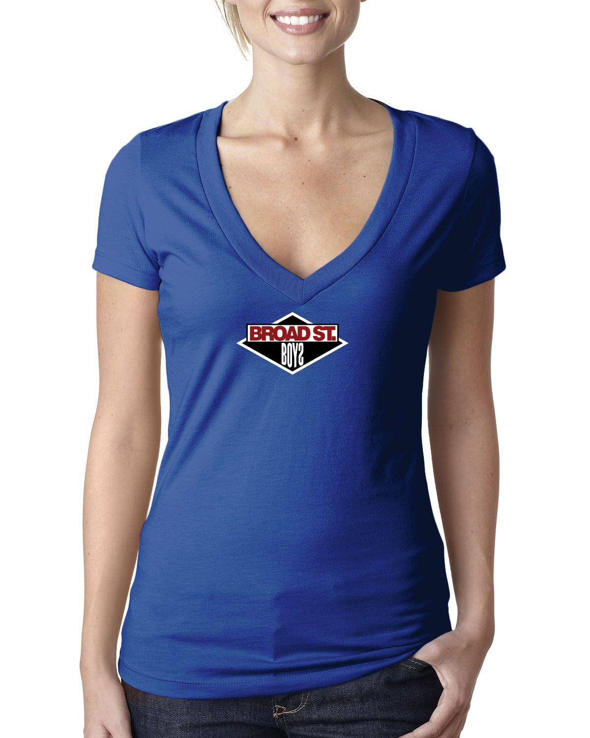 Broad Street Boys V Neck (Next Level Ladies' CVC Deep V | 6640)
