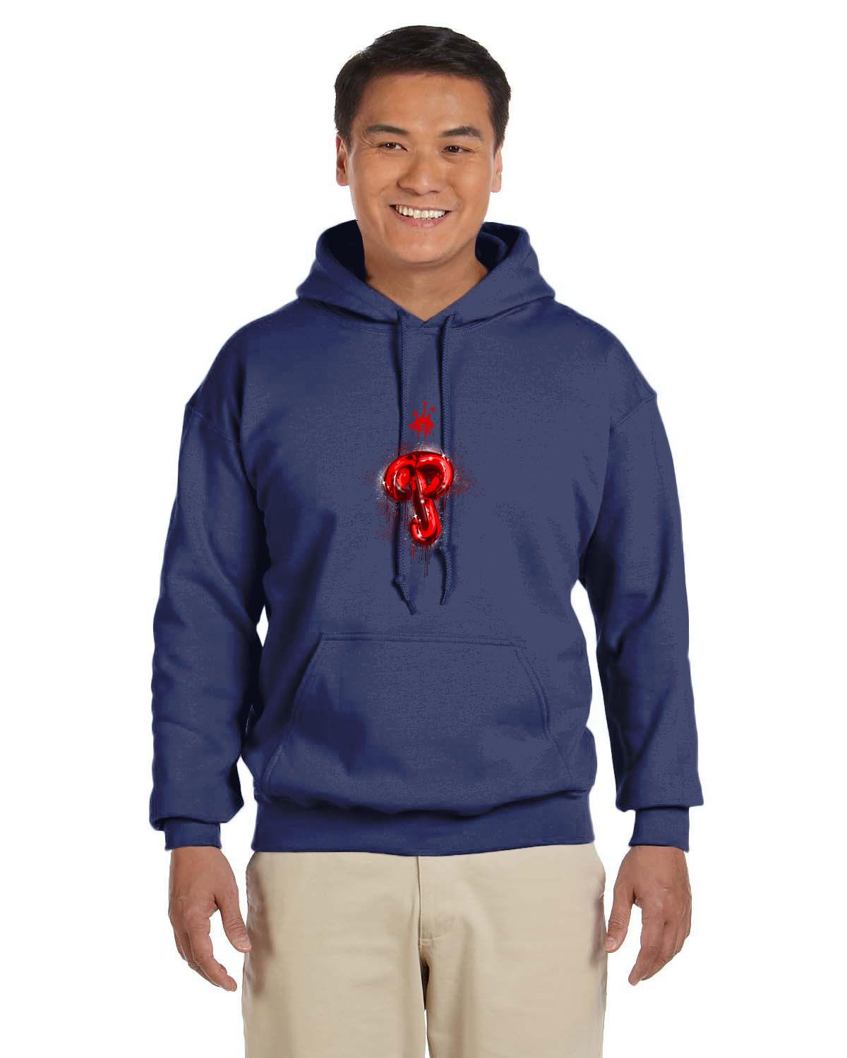 Philly Dimensional Hoodie (Gildan Adult Heavy Blend 13.3 oz./lin. yd., 50/50 Hood | G185)