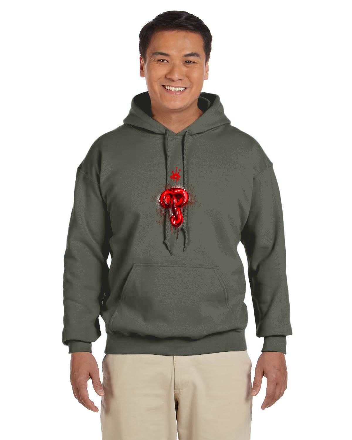Philly Dimensional Hoodie (Gildan Adult Heavy Blend 13.3 oz./lin. yd., 50/50 Hood | G185)