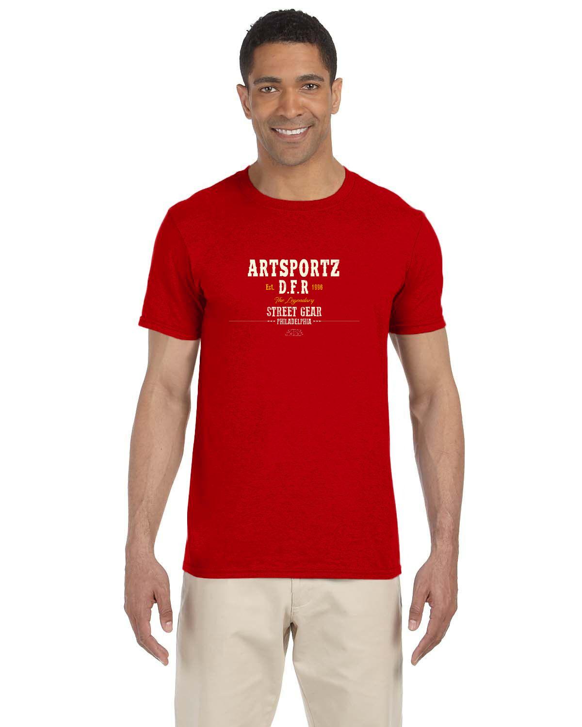 Stacked Logo Tee (Gildan Adult Softstyle 7.5 oz./lin. yd. T-Shirt | G640)