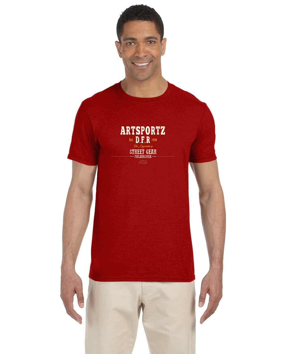 Stacked Logo Tee (Gildan Adult Softstyle 7.5 oz./lin. yd. T-Shirt | G640)