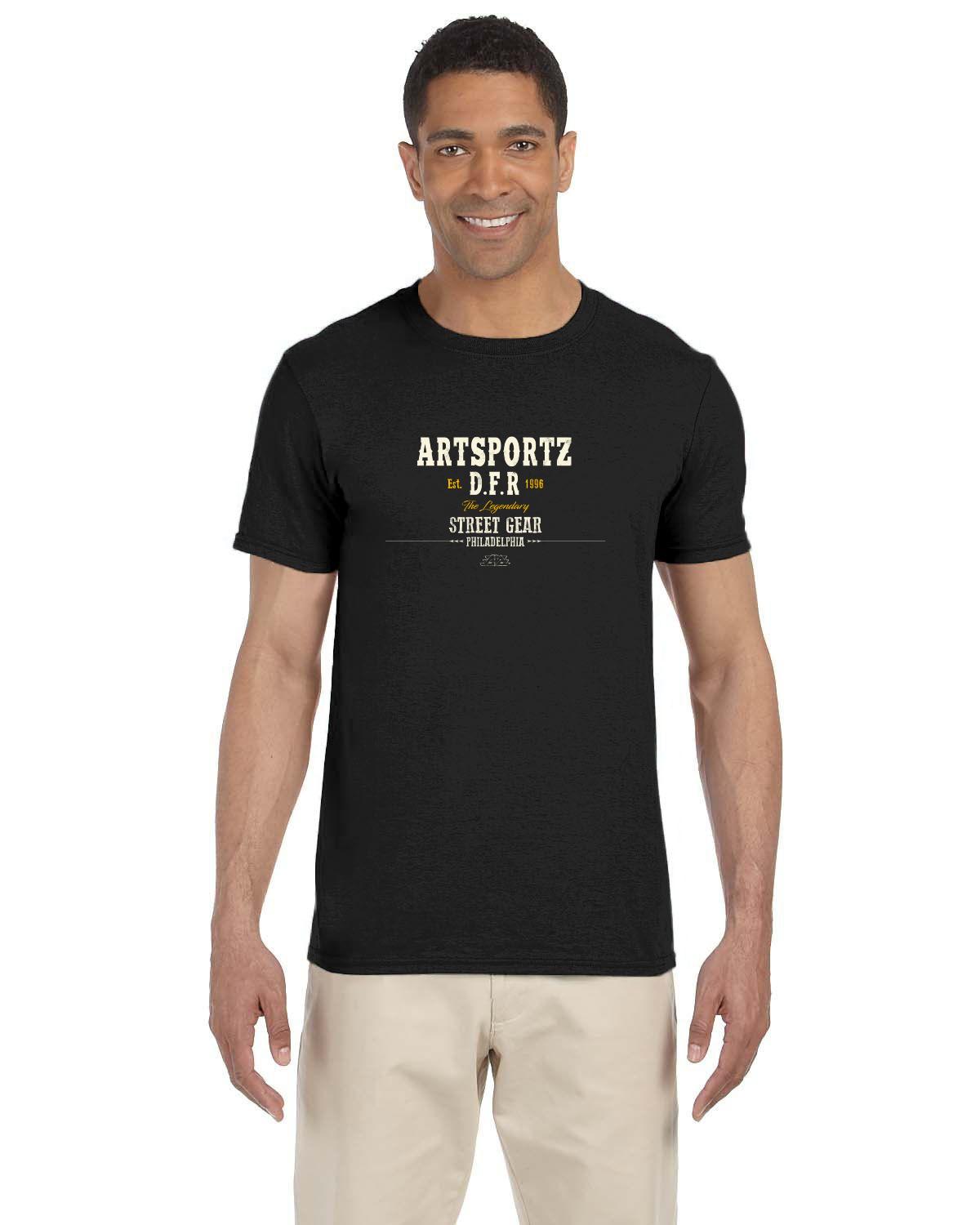 Stacked Logo Tee (Gildan Adult Softstyle 7.5 oz./lin. yd. T-Shirt | G640)
