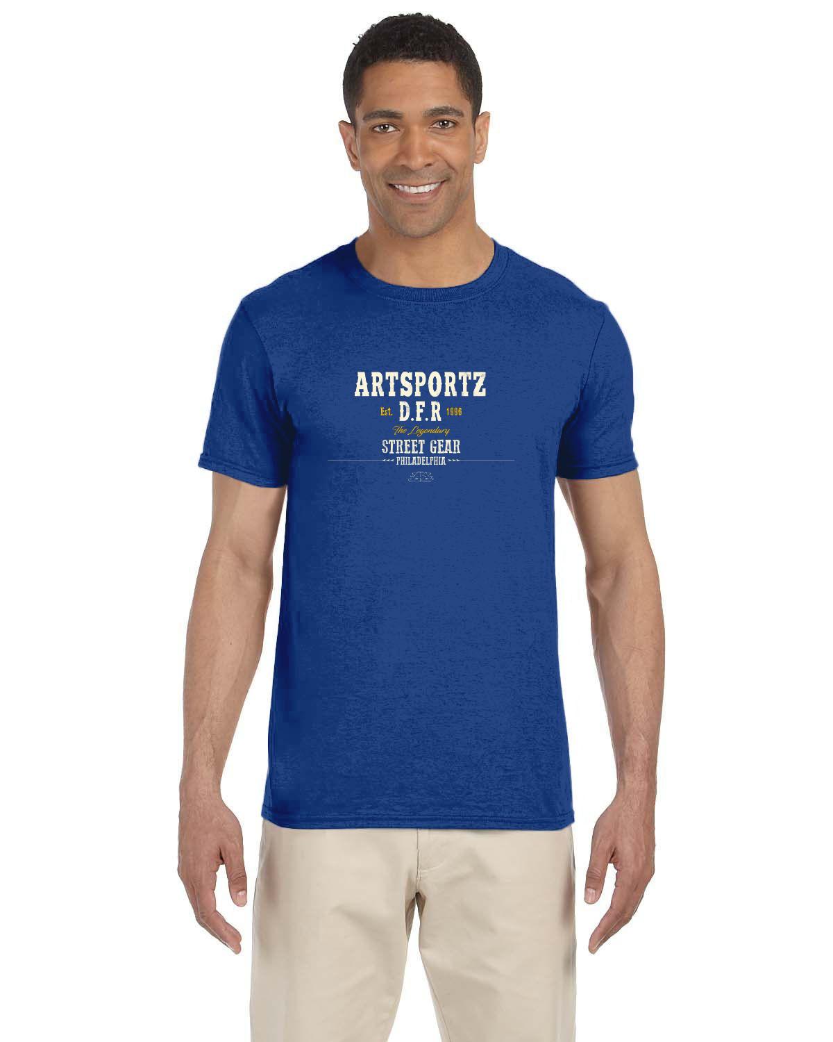 Stacked Logo Tee (Gildan Adult Softstyle 7.5 oz./lin. yd. T-Shirt | G640)