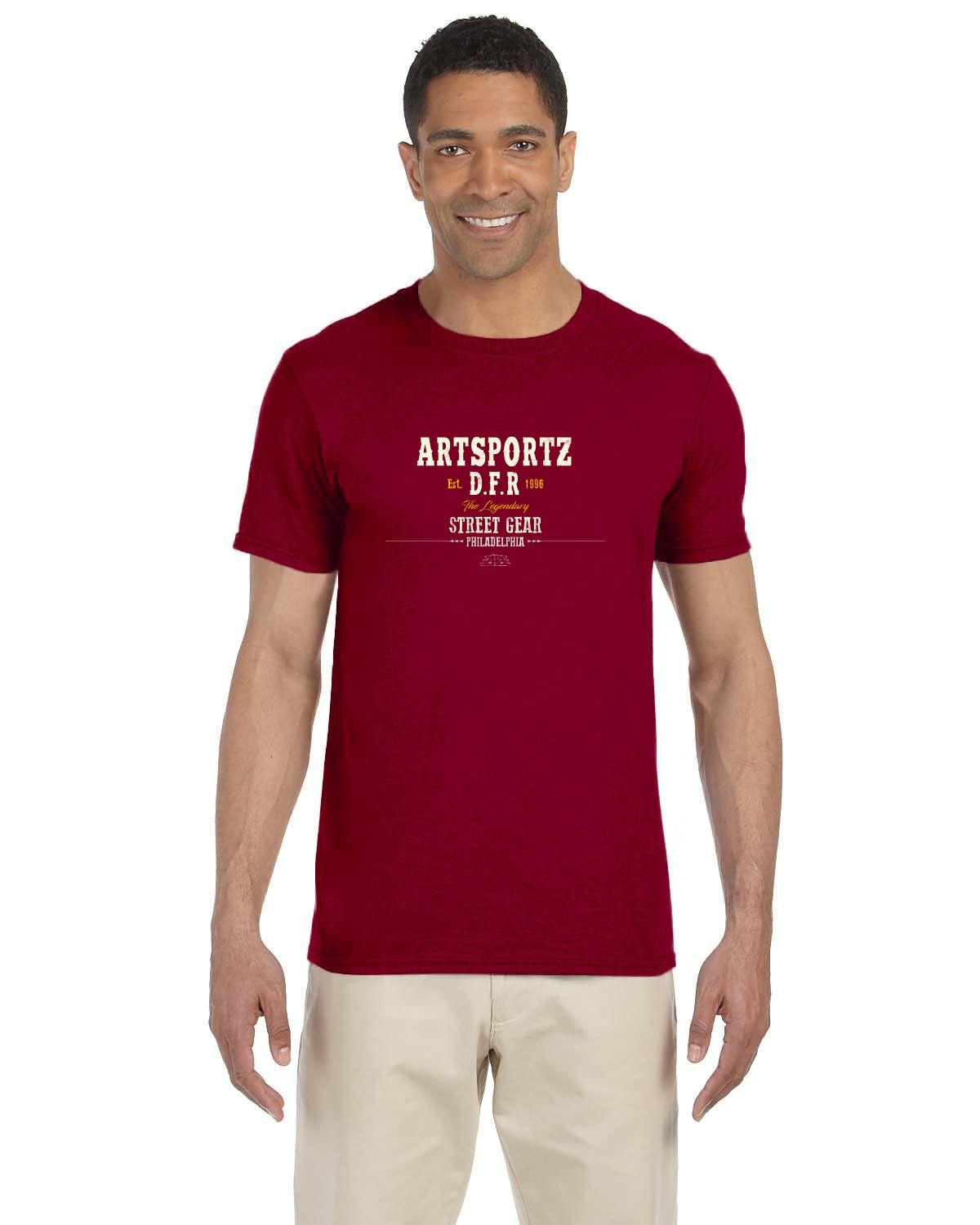 Stacked Logo Tee (Gildan Adult Softstyle 7.5 oz./lin. yd. T-Shirt | G640)