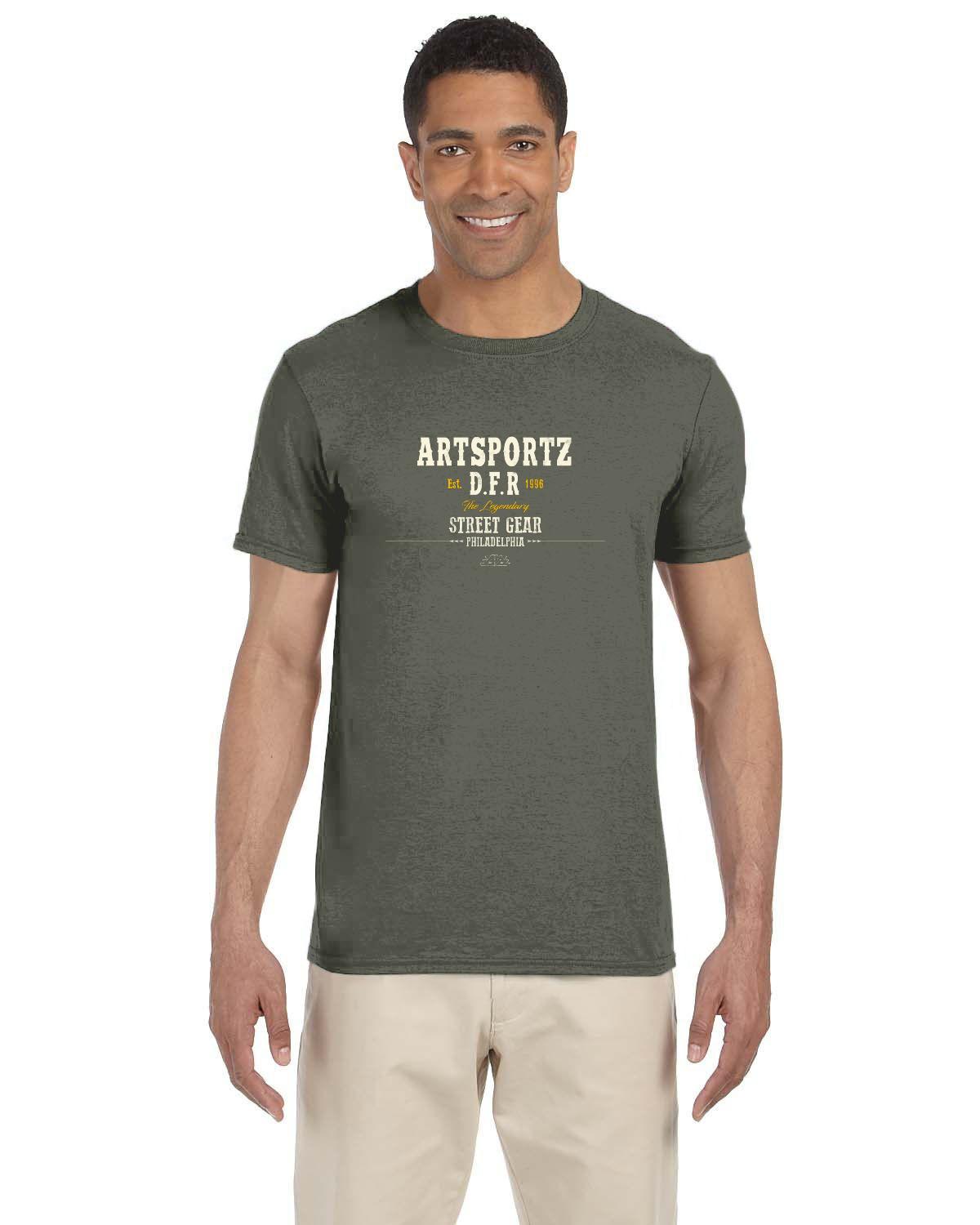 Stacked Logo Tee (Gildan Adult Softstyle 7.5 oz./lin. yd. T-Shirt | G640)