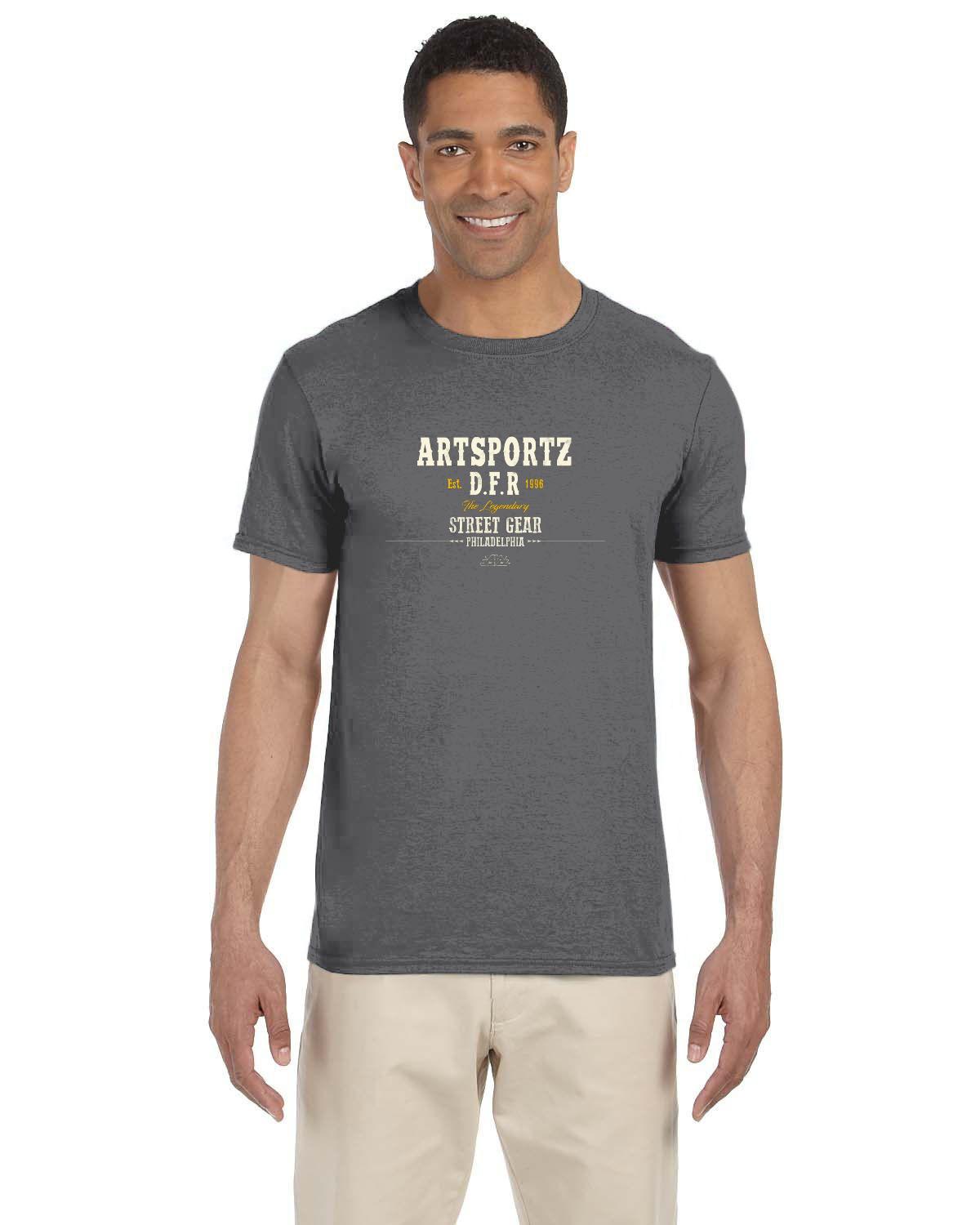 Stacked Logo Tee (Gildan Adult Softstyle 7.5 oz./lin. yd. T-Shirt | G640)
