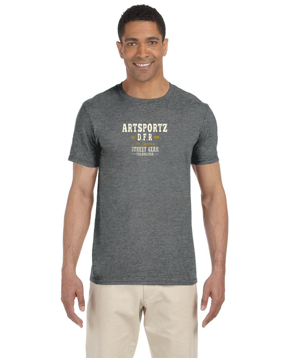 Stacked Logo Tee (Gildan Adult Softstyle 7.5 oz./lin. yd. T-Shirt | G640)