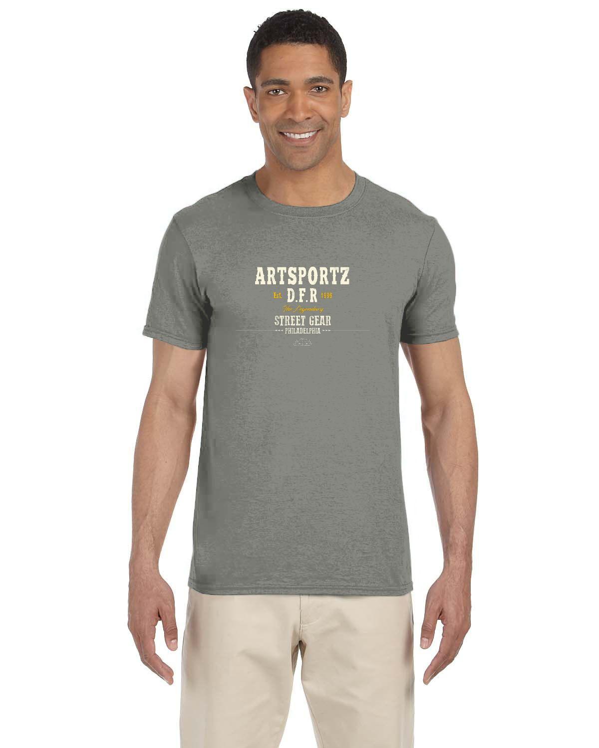Stacked Logo Tee (Gildan Adult Softstyle 7.5 oz./lin. yd. T-Shirt | G640)