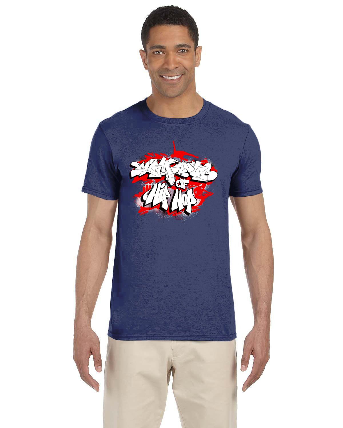 EOHH WHITE TEE (Gildan Adult Softstyle 7.5 oz./lin. yd. T-Shirt | G640)