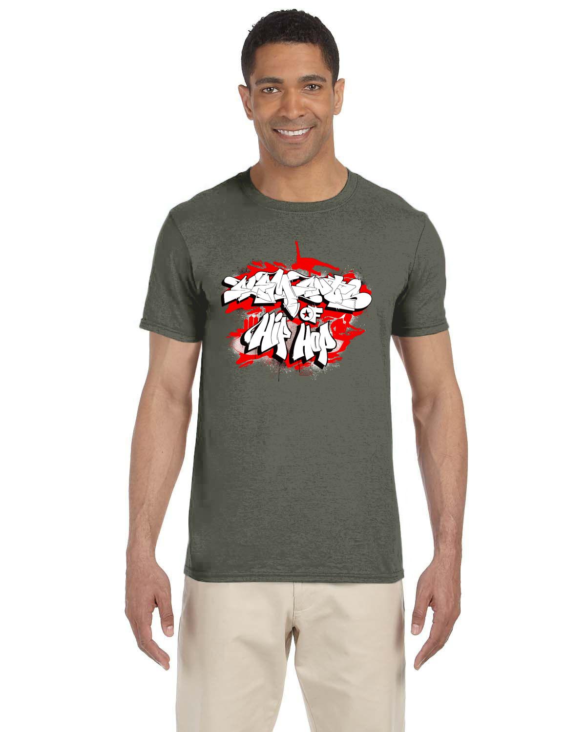 EOHH WHITE TEE (Gildan Adult Softstyle 7.5 oz./lin. yd. T-Shirt | G640)
