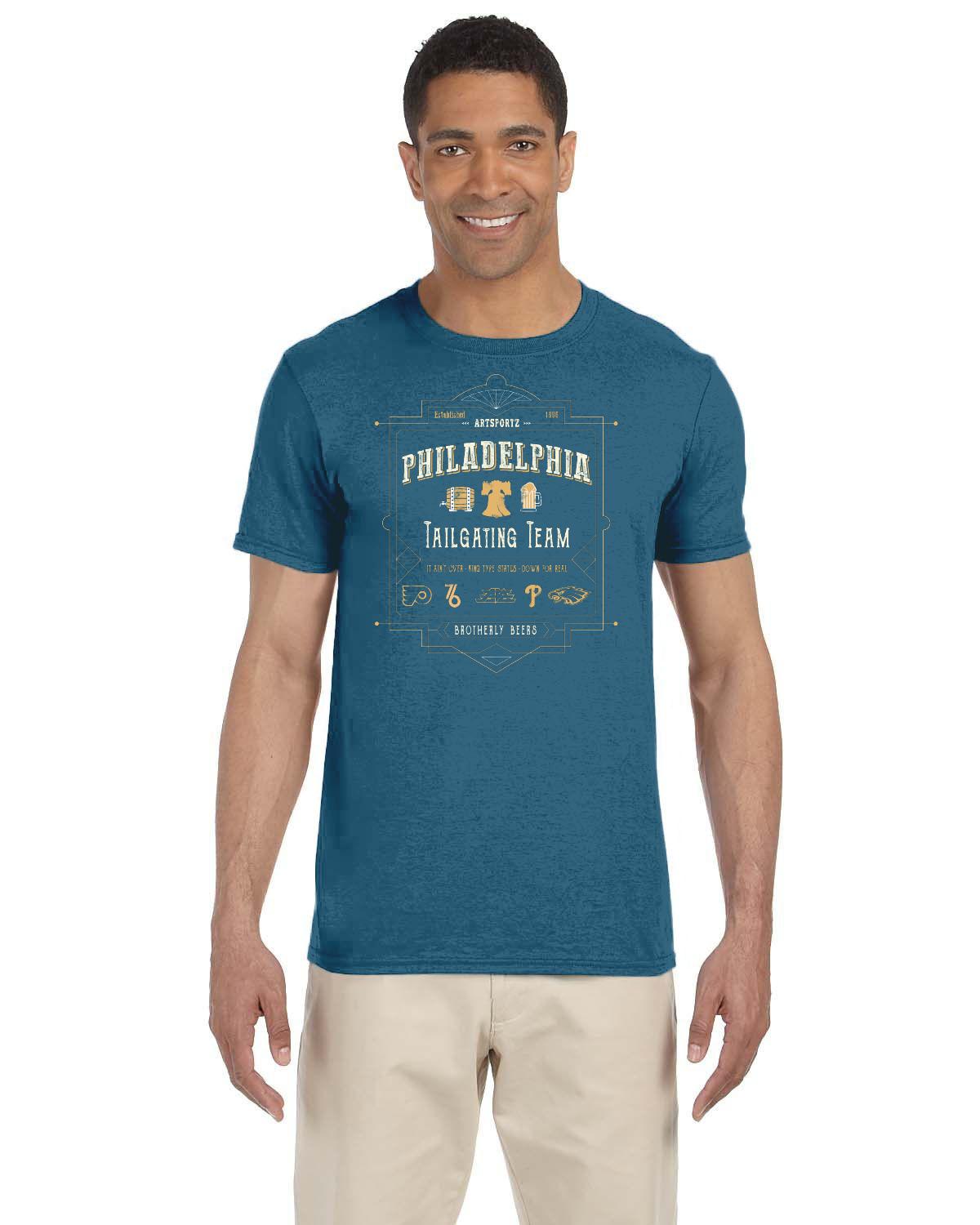 Philadelphia Tailgating Team Tee (Gildan Adult Softstyle 7.5 oz./lin. yd. T-Shirt | G640)